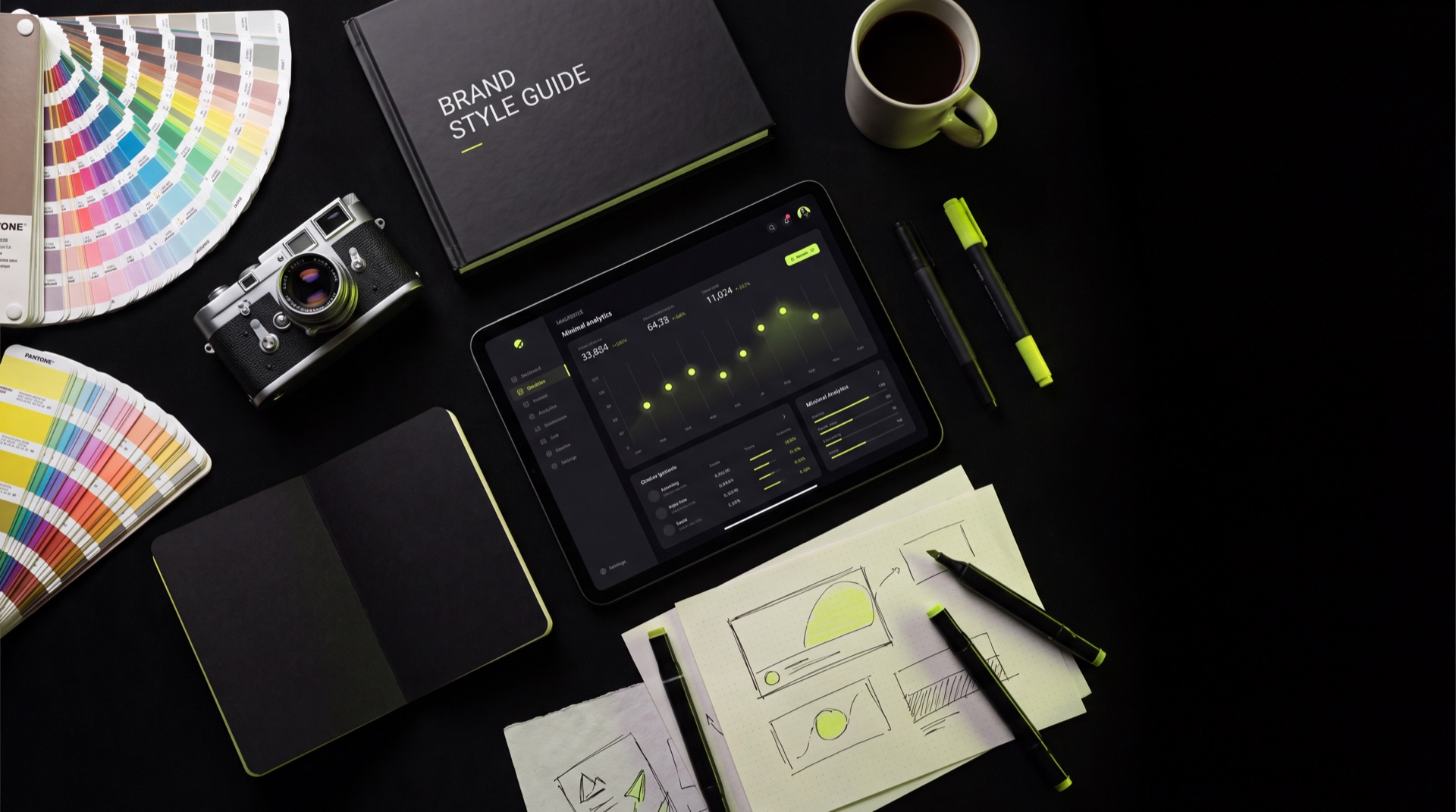 Magnet's craft — brand guide, camera, analytics and design tools